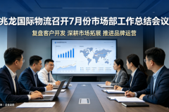 复盘沉淀提质增效｜兆龙国际物流召开7月份市场部工作总结会议
