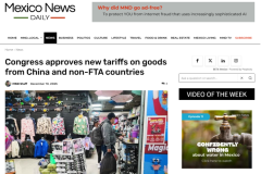 应对墨西哥对中国1463种产品加征关税！税率高达50%