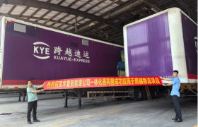 【华夏新能源&跨越速运】通风百叶成功应用运输车辆车载配套设备